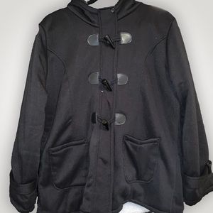 Knit pea coat inspired jacket